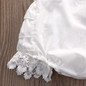 Cute Newborn Kids Baby Girls Clothes Infant Lace Ruffled Rompers Jumpsuit Outfits Sunsuit 0-24M
