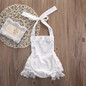 Cute Newborn Kids Baby Girls Clothes Infant Lace Ruffled Rompers Jumpsuit Outfits Sunsuit 0-24M