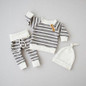 3pcs Newborn Baby Newborn Boy Girls Kids Infant tops pants Hat Bodysuit Outfit