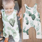 Cute Infant Baby Girl Boy Cactus Romper Jumpsuit Outfit Playsuit Clothing Toddler Boys Girls Print Rompers Casual