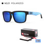 Kdeam Happy HD Lense Polarized Sunglasses Men Glasses Driving Fashion Squared Sunglass Women oculos de sol With Brand Box