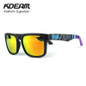 KDEAM 2016 Fashion Men Square Polarized Sunglasses Brand Designer Sport Sun Glasses Women Mirror UV400 With Peanut Box