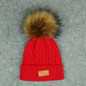 DXHKDYZ Winter Hat for Children With Knit Winter Hat Baby Hat for Children Pom Pom Skin Hats for Girls and Boys
