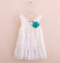 Infant Baby Girls Lace Dresses Children Clothing For Summer Kids Princess Flower Tutu Dresses