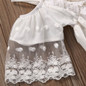 Infant Baby Girls Lace Dresses Children Clothing For Summer Kids Princess Flower Tutu Dresses