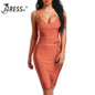 INDRESSME 2017 Women's Bandage Dress New Sexy Spaghetti Strap Deep V Backless Fashion Dress Bodycon Femme Vestidos Club Party