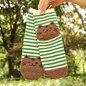 3D  Animals Striped Cartoon Women Cat Footprints Cotton Socks Women Girls Floor Length Socks meias