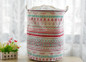 35x45cm Pastoral Laundry Basket With Cover Washing Laundry Bag Hamper Storage Dirty Clothing Bags Fabric Toy Storage Bag Cute