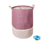 35x45cm Colorful Dot Laundry Bag With Cover Cotton Washing Laundry Basket Dirty Clothing Bags Toy Storage Bag UIE645