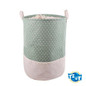 35x45cm Colorful Dot Laundry Bag With Cover Cotton Washing Laundry Basket Dirty Clothing Bags Toy Storage Bag UIE645