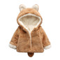 Baby Infant Girls Boys Autumn Winter Hooded Coat Cloak Jacket Thick Warm Clothes Cute Girls Boys Hooded Coat Cloak For kids Ears