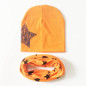 Baby Hat Star Pattern Baby Cap Scarf Cotton knitted Winter Children's Hats Caps