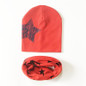 Baby Hat Star Pattern Baby Cap Scarf Cotton knitted Winter Children's Hats Caps