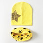 Baby Hat Star Pattern Baby Cap Scarf Cotton knitted Winter Children's Hats Caps