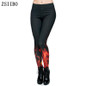 DDK8 Autumn Legging Black Blue and Purple Objects legins Printed leggins Women leggings Sexy Women Pants
