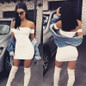 Wantmove 2018 summer wear women sexy off the shoulder mini dress bodycon club dresses for women fashion vestidos JZ014