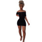 Wantmove 2018 summer wear women sexy off the shoulder mini dress bodycon club dresses for women fashion vestidos JZ014