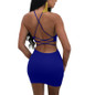 Wantmove 2018 summer dress sexy back lace up sleeveless mini dress women bodycon club dresses fashion vestidos JZ024