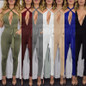 Wantmove 2017 New Summer Fashion Rompers Women Jumpsuits Sexy Playsuit Bodysuits Elegant Sleeveless Long Bandage XD259