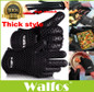 WALFOS 1 piece Heat Resistant thick Silicon Kitchen barbecue oven Cooking glove BBQ Grill Glove Oven Mitt Baking glove