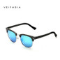 VEITHDIA Unisex Retro Aluminum Magnesium Sunglasses Polarized Mirror Vintage Eyewear Accessories Sun Glasses Oculos de sol 6690