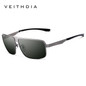 VEITHDIA Stainless Steel HD original Aluminum Polarized UV400 Men's Square Vintage Sun Glasses Male Eyewear Sunglasses For Men