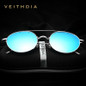 VEITHDIA Brand Fashion Unisex Sun Glasses Polarized Coating Mirror Driving Sunglasses Round Male Eyewear For Men/Women 3617