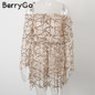 BerryGo Sexy off shoulder sequin tassel summer dress beach party short dress Women backless long sleeve vintage dress vestidos