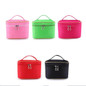 Elvasek new comes fashion women cosmetic cases solid travel bags large capacity wash bags make up cosmetic case bolsas