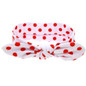 Girls Dot Bowknot Print Floral Headbands Newborn Infant Hair Accessories Children Rabbit Ears Elastic Hair Bands Baby Headwear