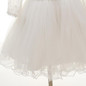 Newborn Baby Girl Christening Gown Infant Girl's White Princess Lace Baptism Dress Toddler Baby Girl Chiffon Dresses