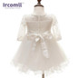 Newborn Baby Girl Christening Gown Infant Girl's White Princess Lace Baptism Dress Toddler Baby Girl Chiffon Dresses