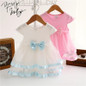 NewBorn Baby Dress Summer Cotton Bow Baby Rompers For girls Summer Kids Infant Clothes Baby Girls Jumpsuit