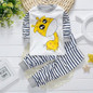 Newborn Baby Boy Clothes Set DUCK DOG Babies Pajamas Pullover Pants Cotton Baby Girls Clothing Set 2 PCS Ropa Babies Suit 0-24M