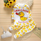 Newborn Baby Boy Clothes Set DUCK DOG Babies Pajamas Pullover Pants Cotton Baby Girls Clothing Set 2 PCS Ropa Babies Suit 0-24M