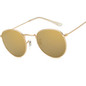 Round Metal Frame Sun Glass For Women 2017 Luxury Brand Designer Vintage Ladies Mirror Sunglasses Eyewear Glasses Oculos UV400