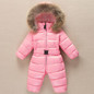JOYHOPY 2017baby rompers baby down newborn baby winter thicken Waterproof Snowsuit jumpsuits Baby Outerwear for girls boys 0-3Y