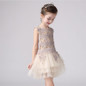 New Baby Girl Dress 2017 Summer Party Sleeveless Patchwork Girls tutu Dress Princess Mesh Toddler Lace Flower Clothes Vestido