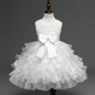 New Baby Girl Dress 2017 Summer Party dress Sleeveless Bow Girls Tutu Dress Princess Chiffon Toddler Lace Flower Clothes Vestido