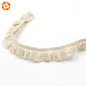 New 2Yard/Lot 15MM White And Beige Handmade Patchwork Cotton Material Elastic Lace For Home DIY Sewing Wedding Crafts Decoration