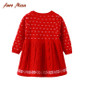 Christmas dress New Baby Girls Winter Dress vestido infantil baby christmas dress long sleeve red dress Girls Winter clothes