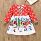Christmas Dress For Baby Girls Kids Boy Vestidos Toddler Kids Baby Girls Cartoon Princess Party Dress Christmas Outfits Clothes