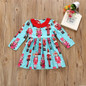 Christmas Dress For Baby Girls Kids Boy Vestidos Toddler Kids Baby Girls Cartoon Princess Party Dress Christmas Outfits Clothes
