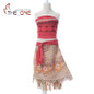 MUABABY Beach Summer Moana Dress Girls Adventure Outfit Moana Costumes Dresses Kids Party Princess Cosplay Children Fantasy