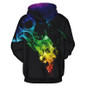 Mr.1991INC Top Designed Hoodies Men/Women 3d Sweatshirts Print Colorful Smoke Skulls Thin Unisex Hooded Hoodies Hoody