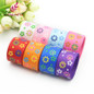 Lucia crafts 5y/8y 25mm Polyester Grosgrain Printed Ribbons DIY Hair Bow Garment Handmade Sewing Trim Ribbon Materials 040054264