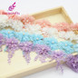 Lucia crafts 1y/lot 7cm Flower Embroidery Lace Fabric Trim Ribbons DIY Sewing Garment Handmade Materials Accessories 050025104