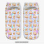 Low Ankle Socks 2016 Fashion Printing Unisex Emoji Pattern Meias Feminina Funny women Short  socks