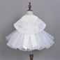Baby Princess Dress + Pearl Lace Shawl Infant Toddler White Baptism Dresses Infant Christening Gown Toddler Dress Girls Clothes