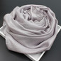 New 185*100cm Pearl Solid Linen Silk Scarf Shawl Autumn Winter Scarf Women Beautiful Scarves warp Echarpes Foulards Femme